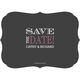 Charcoal Cherished Photo Save the Date Cards Image 2 of 6
